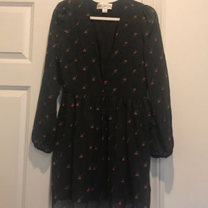 SOLD✨Wildfox dolly rose long sleeve dress